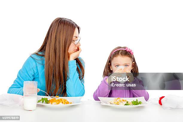 Mother Is Wathcing Her Daughter Stock Photo - Download Image Now - 30-39 Years, 4-5 Years, Adult