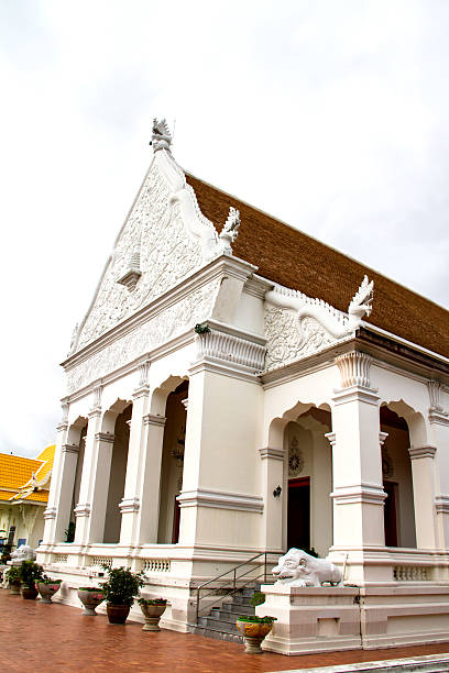 istock Beautiful temple and buddha in Thailand 459979741