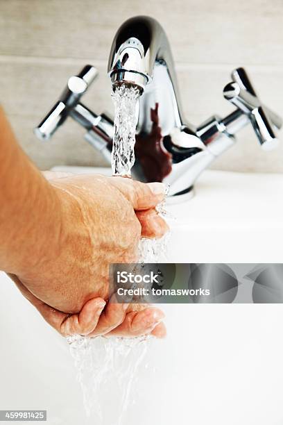 Washing Hands Stock Photo - Download Image Now - Bathroom, Cleaning, Disinfection