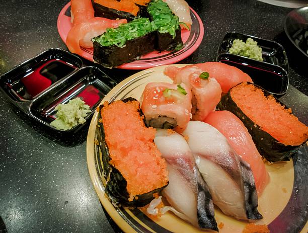 istock Japanese sushi seafood roll. 459981981