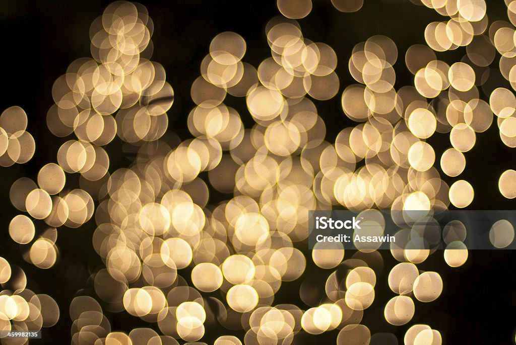 Luz através de bokeh à noite - Royalty-free Claro Foto de stock