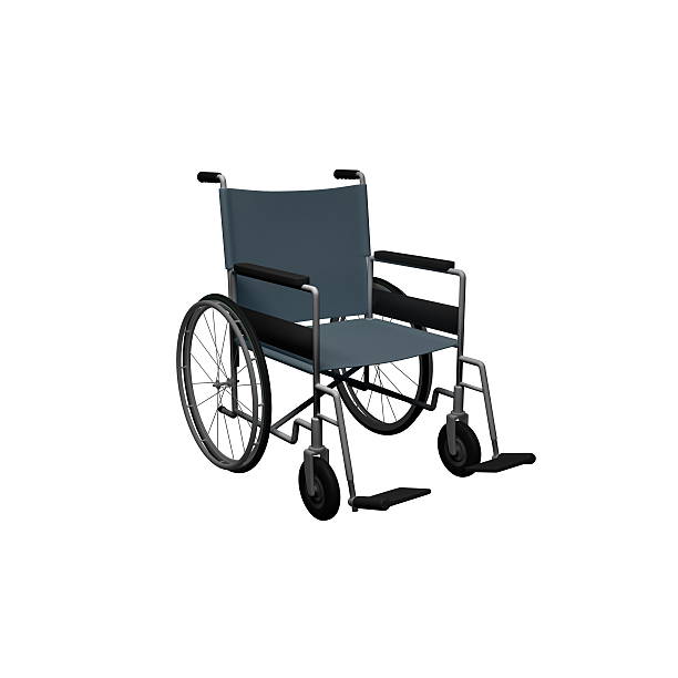 istock Wheelchair - this is a 3d render illustration 459982959