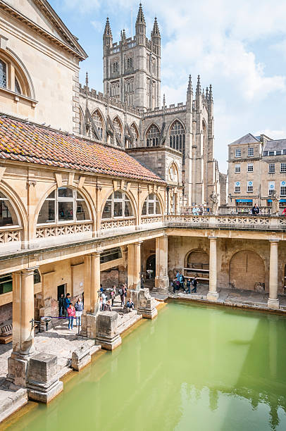 łaźnie rzymskie - roman baths zdjęcia i obrazy z banku zdjęć