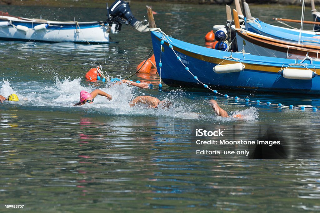 Vernazza auf der Cinque Terre, Italien - Lizenzfrei Aktiver Lebensstil Stock-Foto