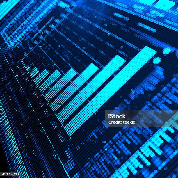 Stock Market Grafik Stockfoto und mehr Bilder von Analysieren - Analysieren, Bildschärfe, Blau