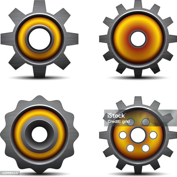 Engrenages Vecteurs libres de droits et plus d'images vectorielles de Activité - Activité, Argent, Cercle