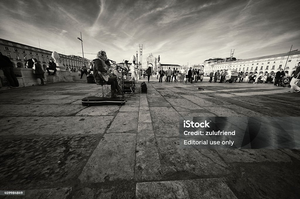 Calle músicos en Lisboa - Foto de stock de Artista callejero libre de derechos