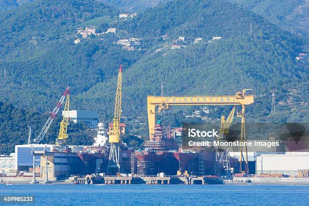 Riviera Di Levante In Liguria Italy Stock Photo - Download Image Now - Built Structure, Cargo Container, Commercial Dock