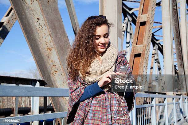 Young Woman Listening Music Stock Photo - Download Image Now - 20-29 Years, Adolescence, Adult