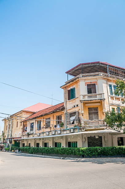 istock Colonial Style Building In Phnom Penh, Cambodia 459986783