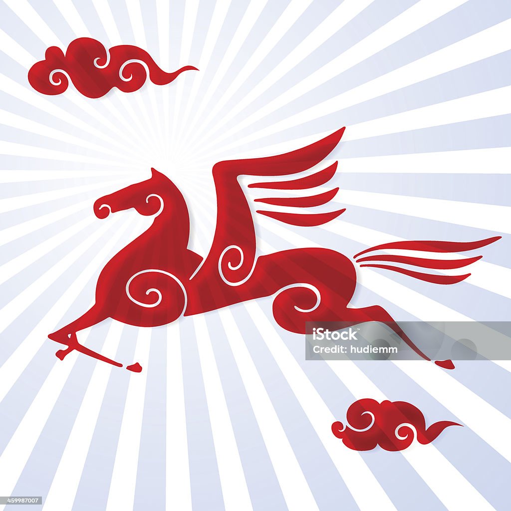 Year of the Horse Horse stock vector