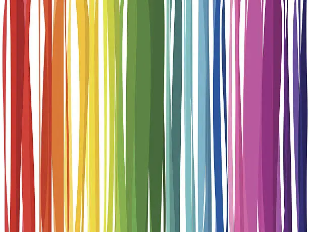 Vector illustration of colored stripes