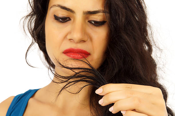 istock Woman with messy hair 459987205