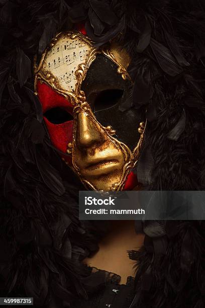 Masked Unrecognizable Person Stock Photo - Download Image Now - Venetian Mask, Carnival - Celebration Event, Costume
