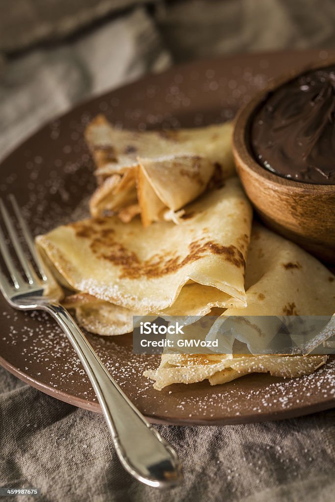 Crepes de Chocolate - Foto de stock de Crepe royalty-free