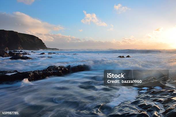 Lizard Peninsula Coastline Stock Photo - Download Image Now - Bay of Water, Blue, Blurred Motion