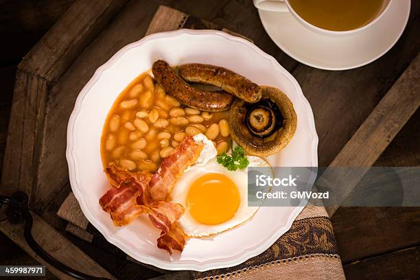 English Breakfast Stock Photo - Download Image Now - Bacon, Baked Beans, Bean