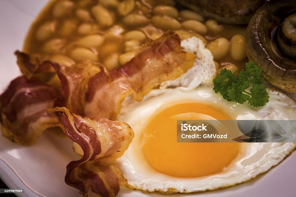 Englisches Frühstück - Lizenzfrei Bohne Stock-Foto