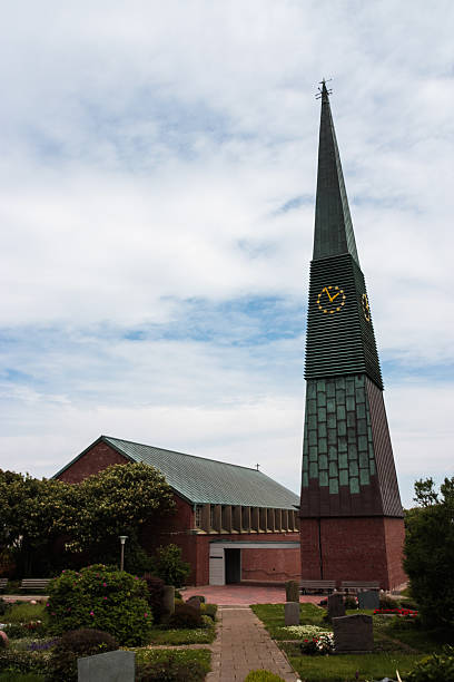 istock St Nicolai Church, Heligoland 459988075