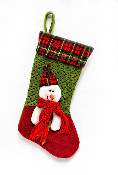 Christmas sock stock photo