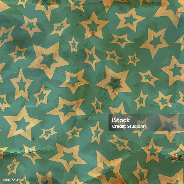 Estrelas Sem Costura Padrão - Arte vetorial de stock e mais imagens de Abstrato - Abstrato, Caos, Claro