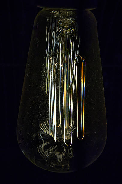 istock Vintage Edison style Incandescent Light Bulb Filaments 460022331