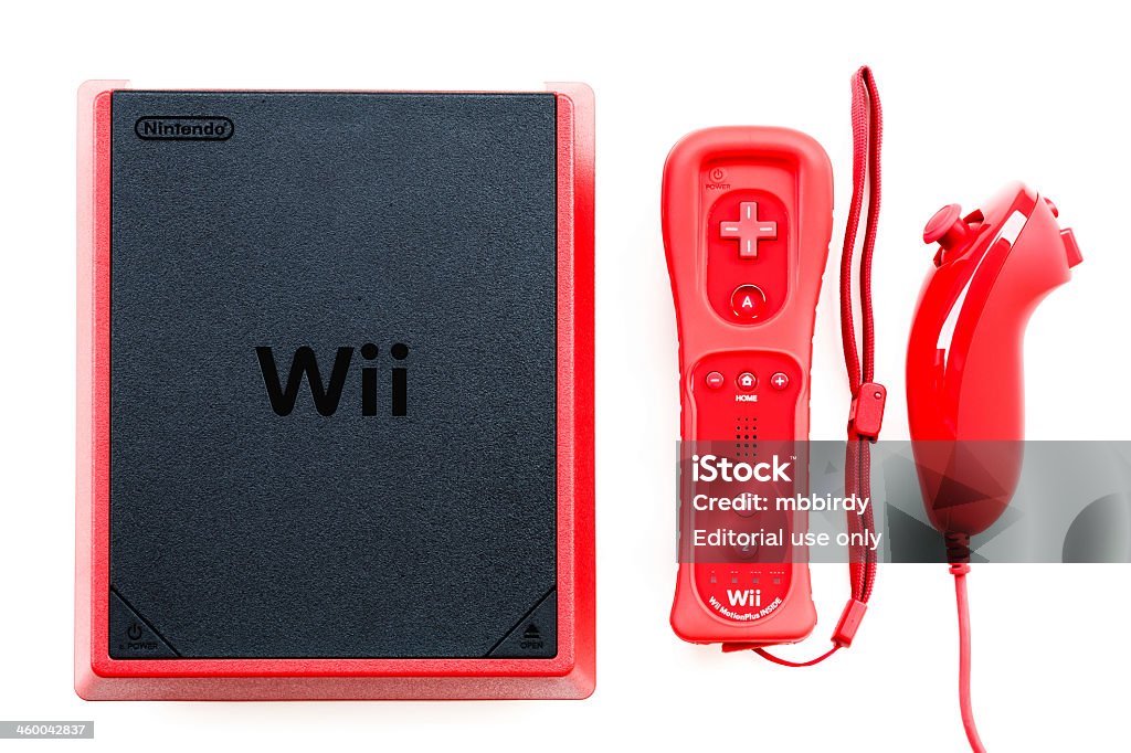 Di Nintendo Wii Mini console video - Foto stock royalty-free di Arte, Cultura e Spettacolo