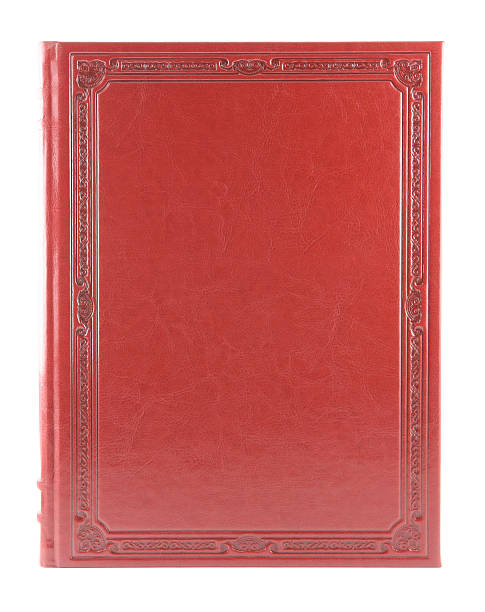 Red book Red book isolated on white background. Blank hardcover. old book stock pictures, royalty-free photos & images