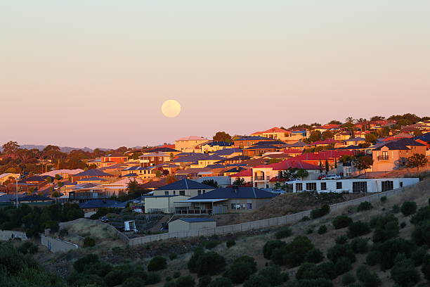 View of southern suburbs in Adelaide