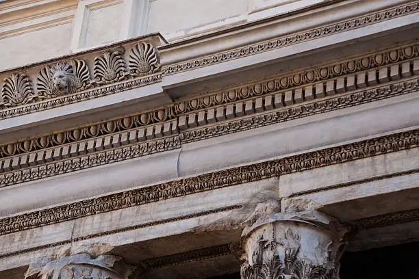 Architectural detail in Rome
