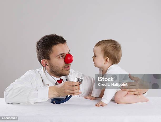 Doctor And Child Stock Photo - Download Image Now - Adult, Assistance, Baby - Human Age