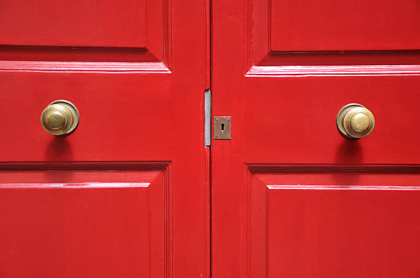istock Close-Up Of Red Doors 460067569