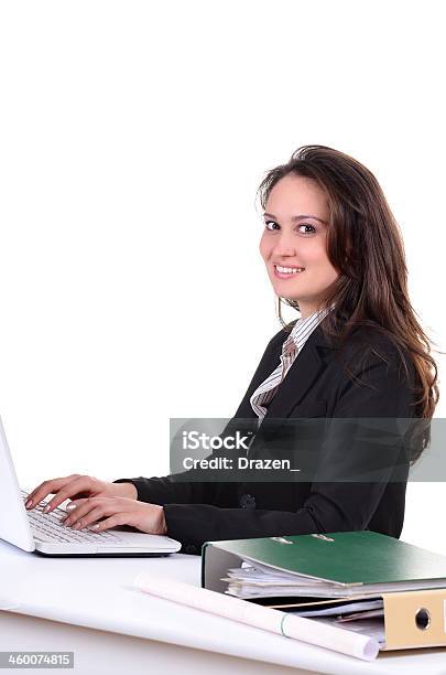 Successful Businesswoman Using Laptop For Startup Business Stock Photo - Download Image Now