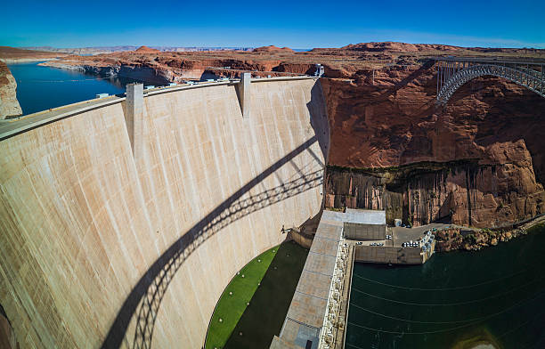 istock Hydro electric dam over Colorado River at Glen Canyon Arizona 460077483