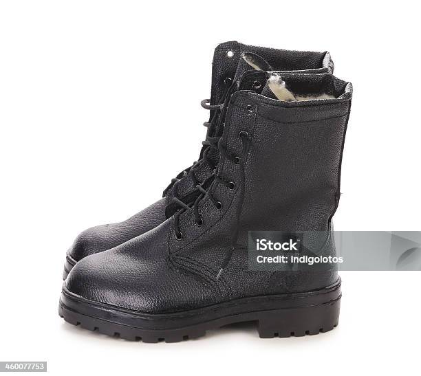 Pair Of Working Boots Stock Photo - Download Image Now - Activity, Animal Body Part, Animal Foot