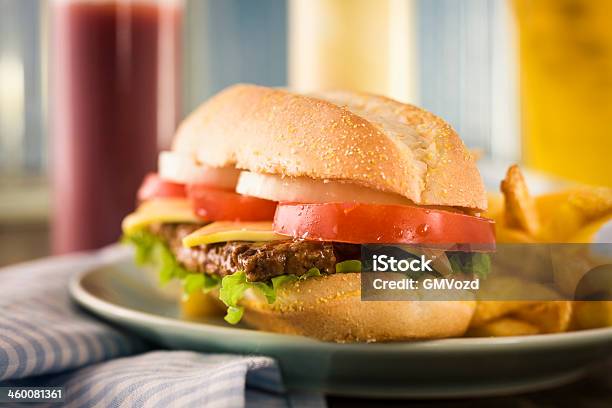 Sparerib Burger Stock Photo - Download Image Now - American Culture, Barbecue - Meal, Barbeque Sauce