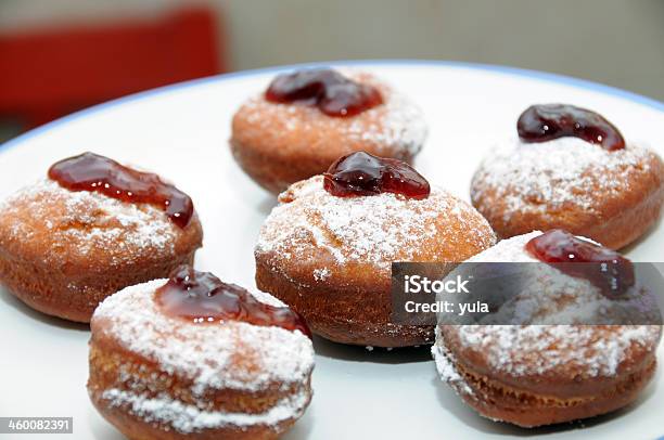 Hanukkah Donut Stock Photo - Download Image Now - Baked Pastry Item, Bakery, Cake