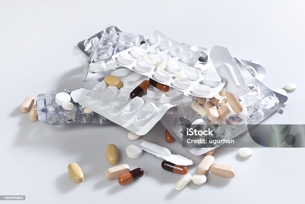 Pills A small collection of various medicines. Medicine Stock Photo