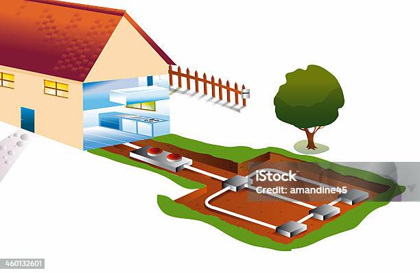 Ecology House Stock Illustration - Download Image Now - Sewage Treatment Plant, House, Home Interior