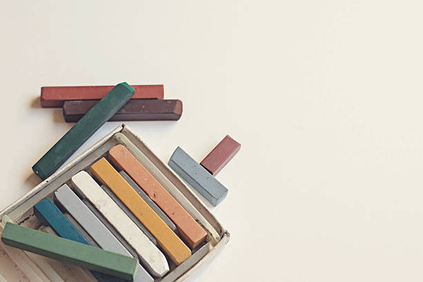 istock Chalk Pastels, Art Supplies, From Above 460132829