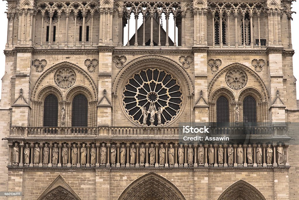 Our Dam of Paris Architecture Stock Photo