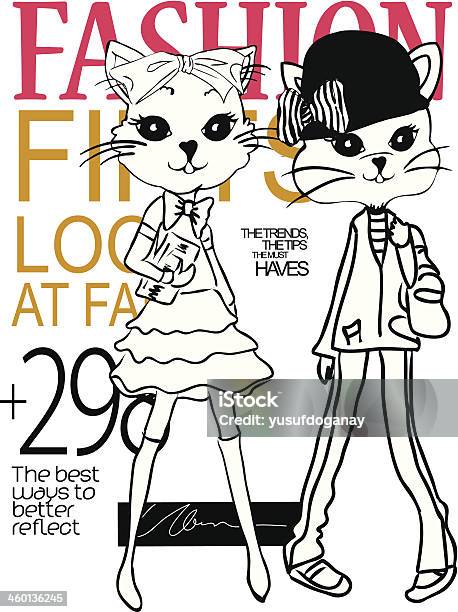 Lovelycats2 Stock Illustration - Download Image Now - Backgrounds, Birthday, Boys