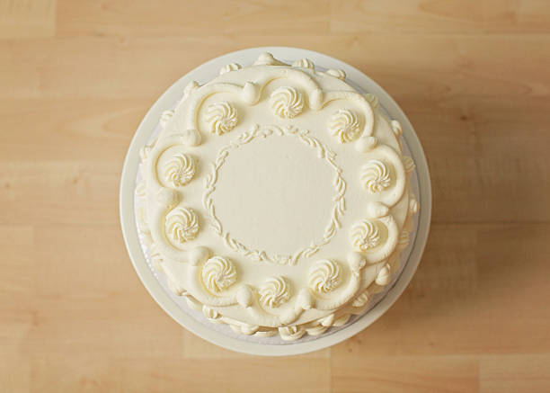 istock Amazing ivory cake perfect for small wedding or birthdays 460136367