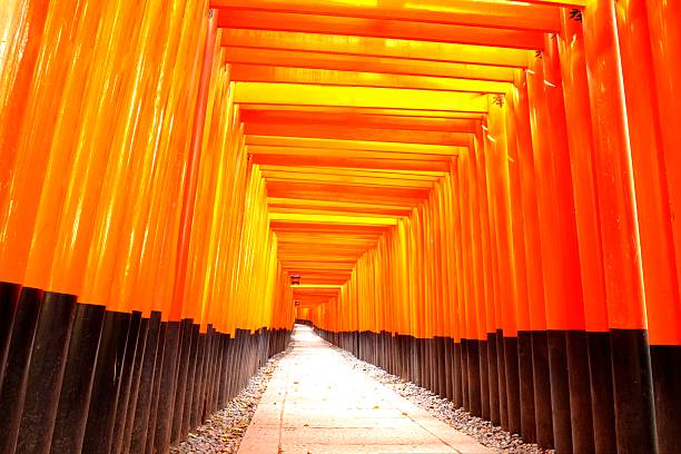 Kyoto, Japan - April 15, 2013: Fushimi Inari Taisha Shrine - Kyoto