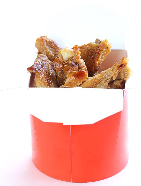 istock fried chicken wings with soy sauce in the Asian style 460136839