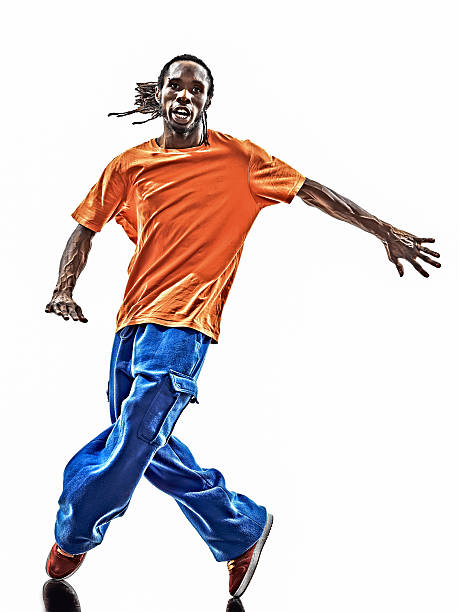 istock hip hop acrobatic break dancer breakdancing young man silhouette 460140781