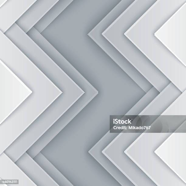 Abstract Gray And White Triangle Shapes Background Stock Illustration - Download Image Now - Abstract, Angle, Blank