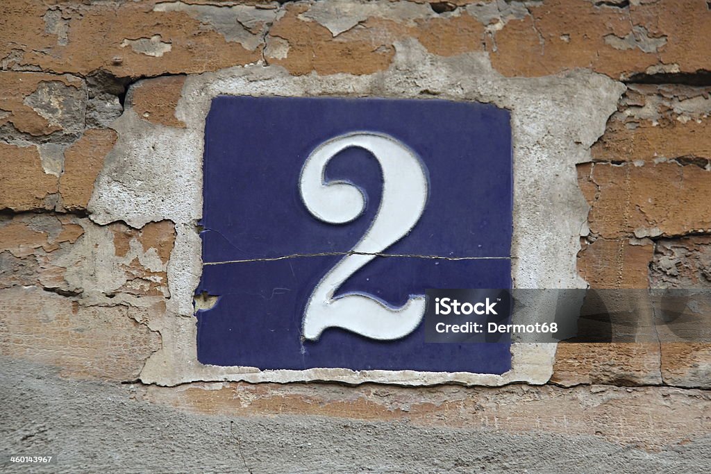 Building Identification Number Photo of Building Identification Number made in the late Summer time in Spain, 2013 Architecture Stock Photo