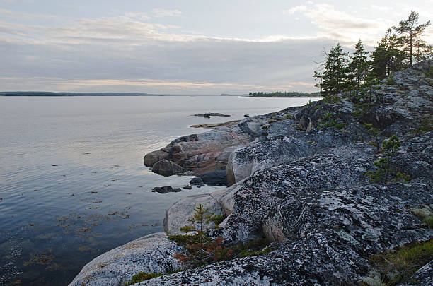 istock On the beach of  White sea 460144097