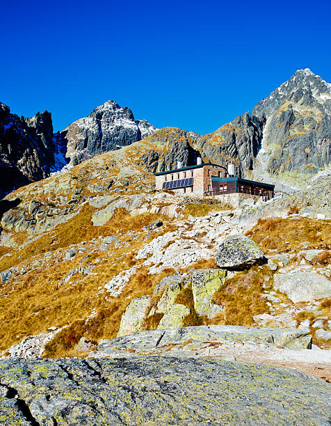 vysoke tatry, altas montanhas de tatra - narodni park imagens e fotografias de stock